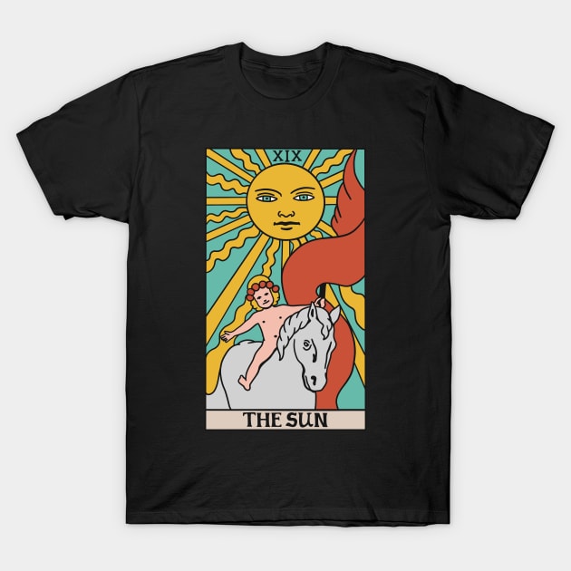 The Sun Tarot Card - Witchy Magic T-Shirt by isstgeschichte